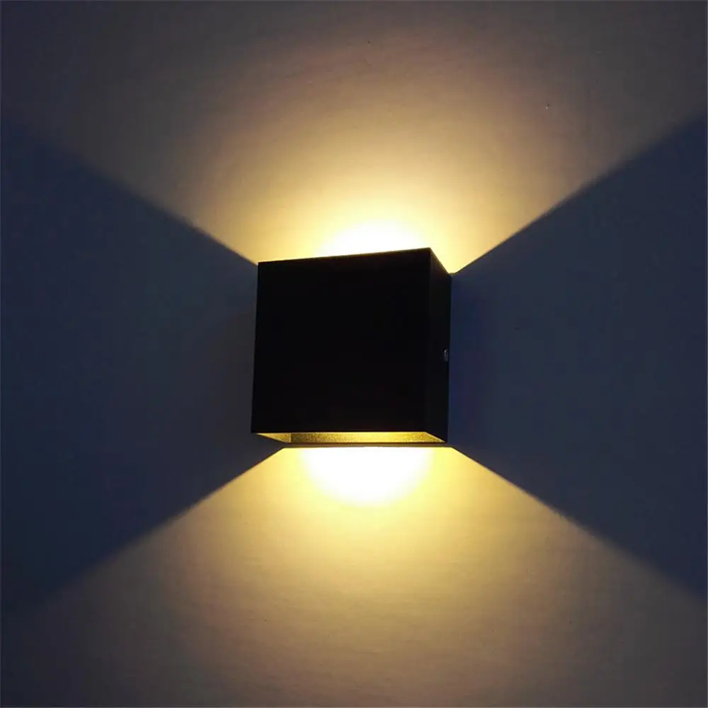 

Outdoor LED Wall Light Balcony Garden Staircase Corridor Porch Fence Door Post Decoration Courtyard Lighting Waterproof Lamp Dec