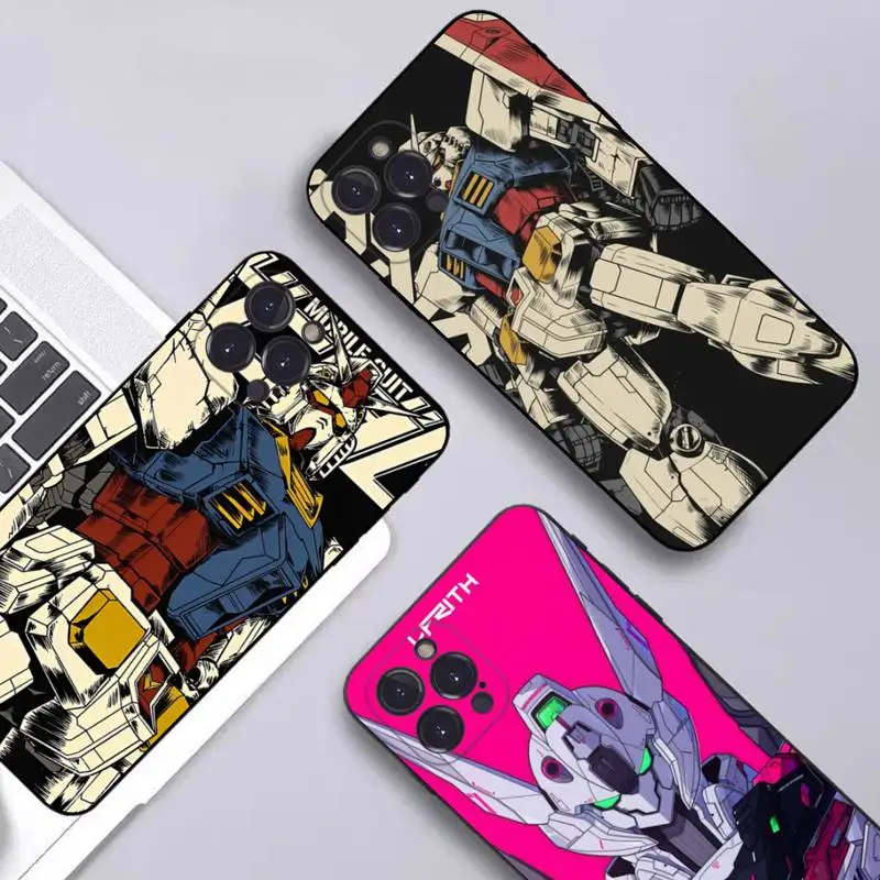 

GUNDAM-S Phone Case Silicone Soft for iphone 14 13 12 11 Pro Mini XS MAX 8 7 6 Plus X XS XR Cover