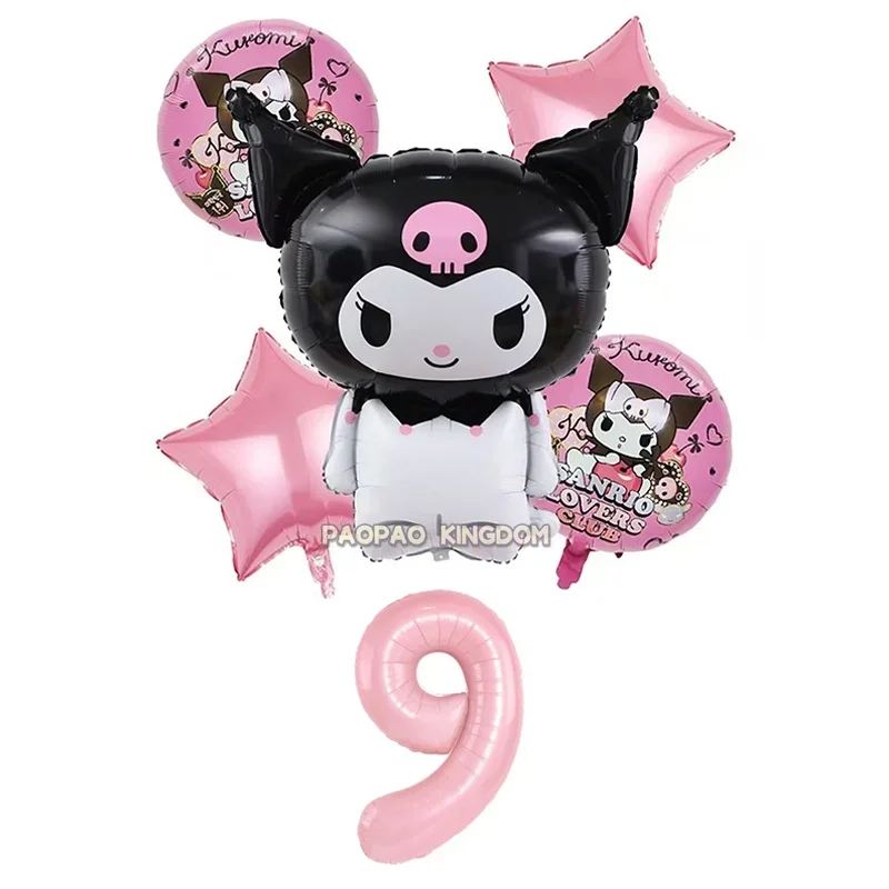 

Воздушные шары аниме Cinnamoroll Kuromi My Melody