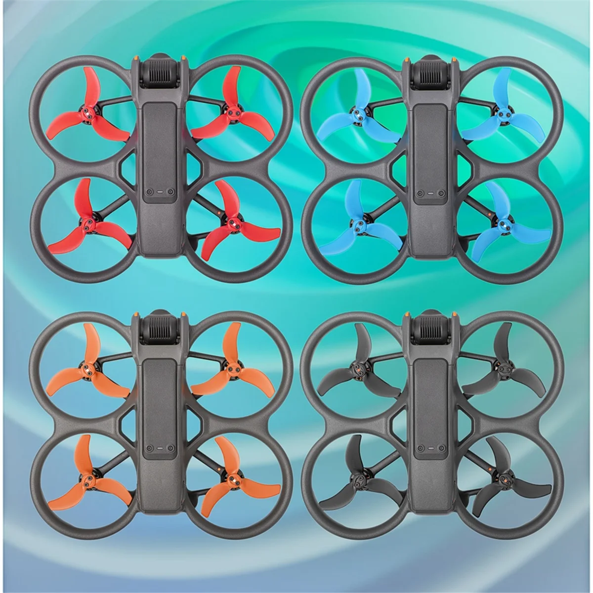 4 пары пропеллеров для DJI Avata 2 3032S сменные аксессуары дрона с цветным лезвием