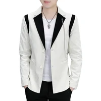 mens casual suit jacket young korean fashion small suit 2022 new slim single jacket spring mens wear blazer for men