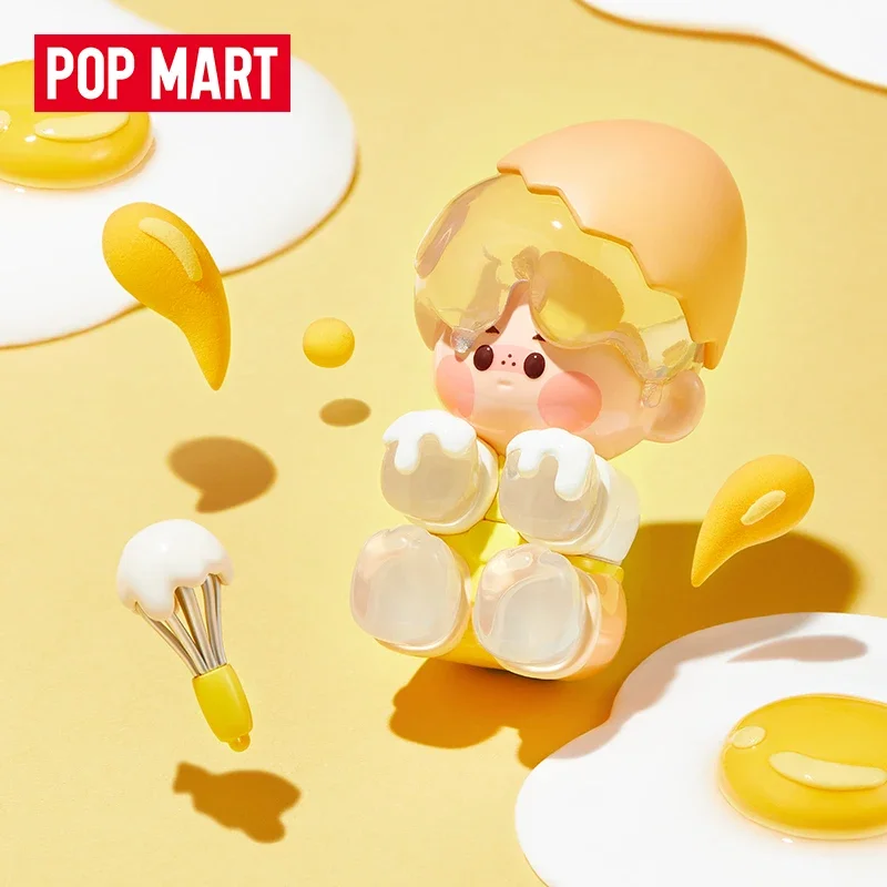 Фото POPMART PINO JELLY Pancake Batter Series слепая коробка Guess Bag Mystery Box игрушки куклы милые аниме фигурки настольные украшения подарок №3