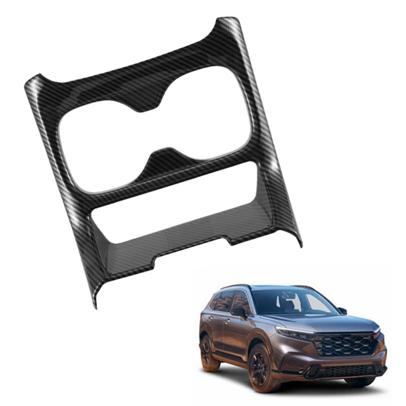 

Автомобильная панель центрального переключения передач из углеродного волокна, наклейка для модификации интерьера для Honda CRV CR-V 2022 2023 LHD