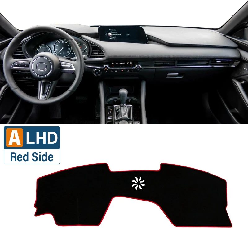 

Защитный Коврик На Приборную Панель Mazda 3 BP 2019-2025, Противоскользящий, Аксессуар Для Салона Автомобиля, Полиэстер/фланель