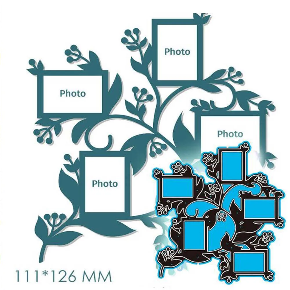 Металлические пресс-формы фоторамка сделай сам Скрапбукинг Фотоальбом