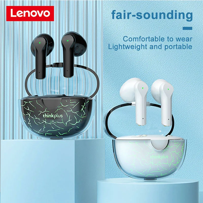 

Lenovo XT95 Pro Earphones Luminous Bluetooth Headphones 9D HIFI Sport Waterproof TWS Wireless Earbuds with Mic for iPhone Xiaomi