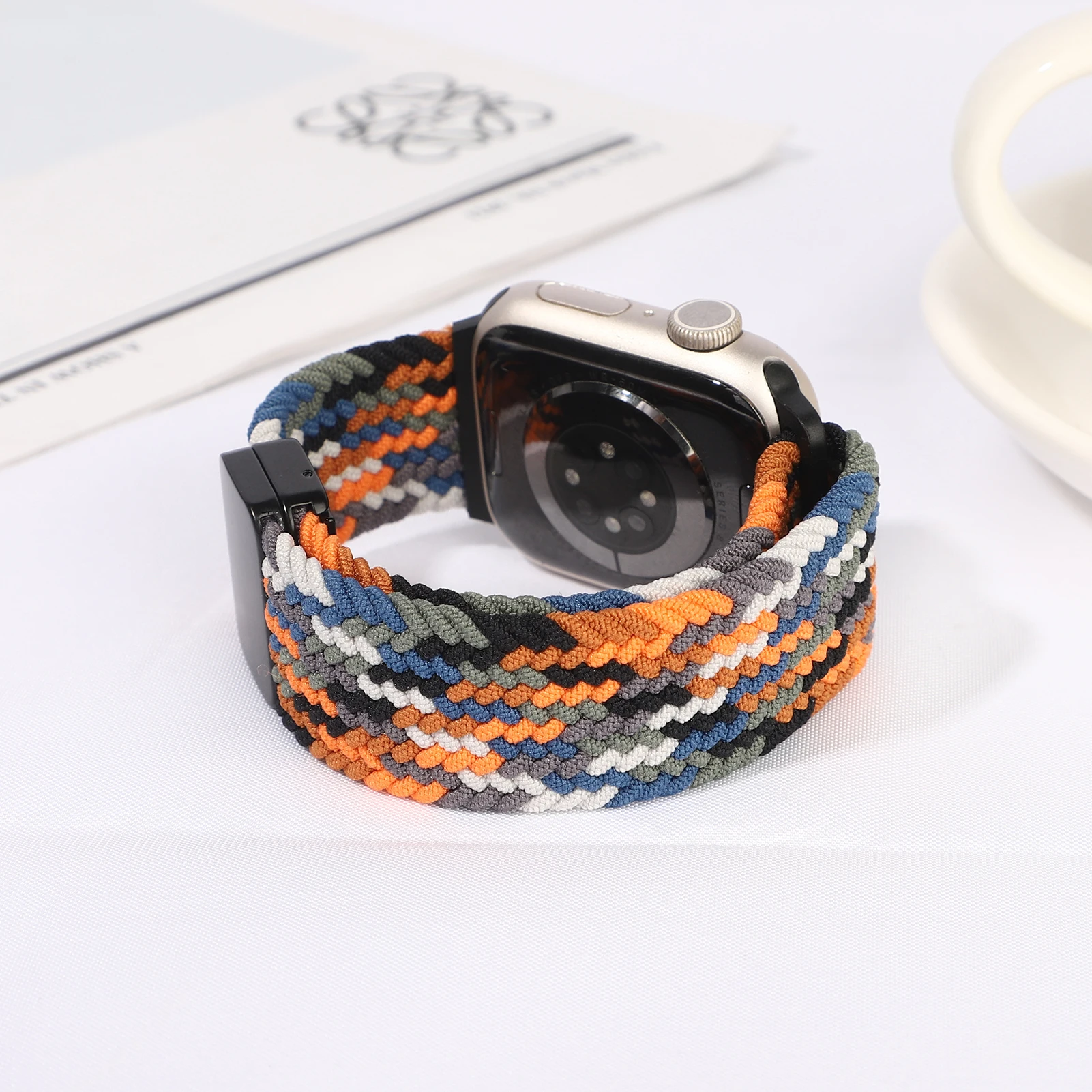 Ремешки для Apple Watch Band 46 мм 45 мм 44 мм 42 мм 49 мм 41 40 мм Магнитный плетеный браслет Correa Series 11 10 9 8 7 6 5 SE Ultra3 (art.: 3920cd3684052) - 3920cd3684052