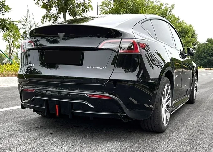 Новинка! Глянцевый черный бампер из АБС-пластика для Tesla Model Y 2020 2021 2022 2023 передняя