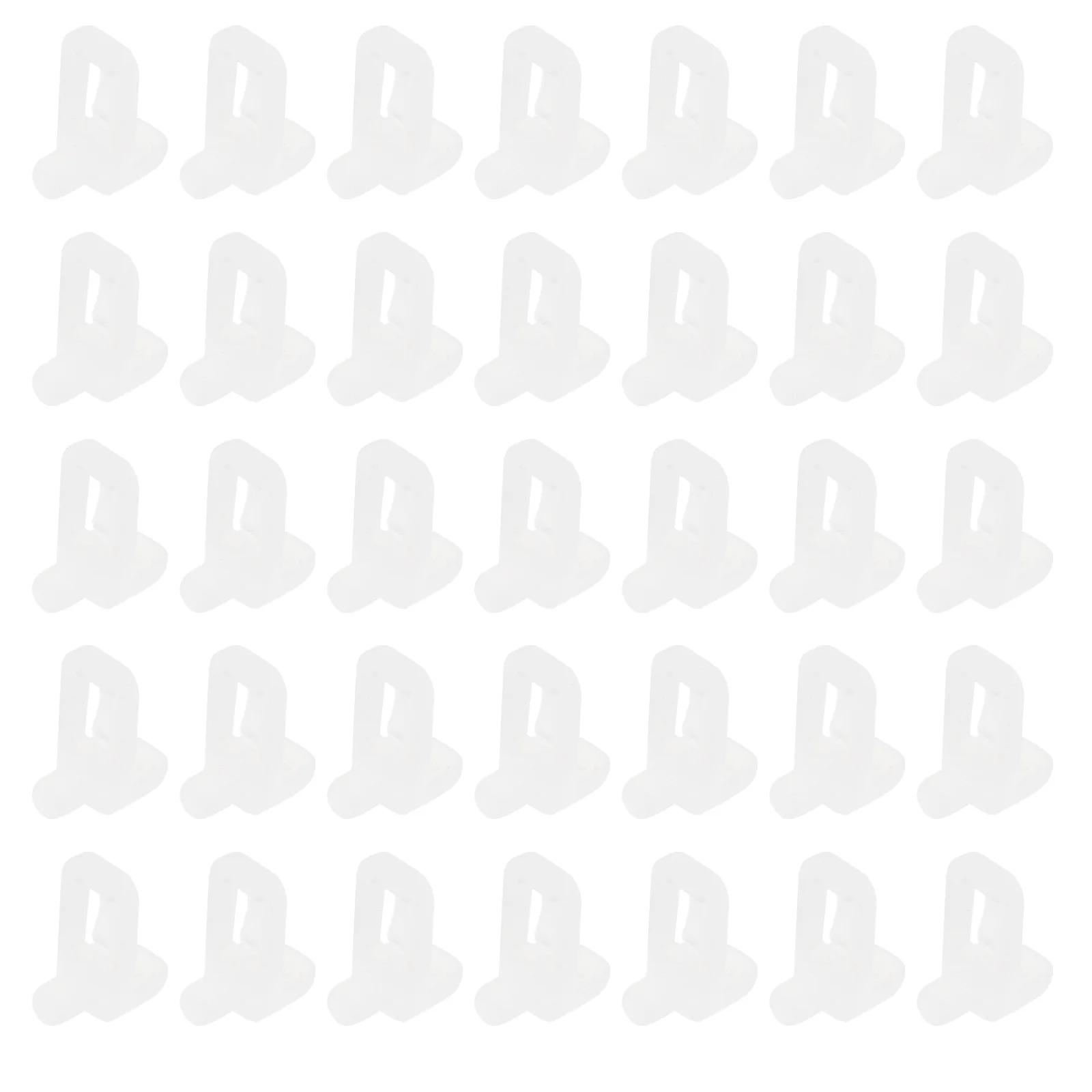 

50pcs Plastic Laminate Support Buckles Clapboard Buckles Wardrobe Laminate Buckles