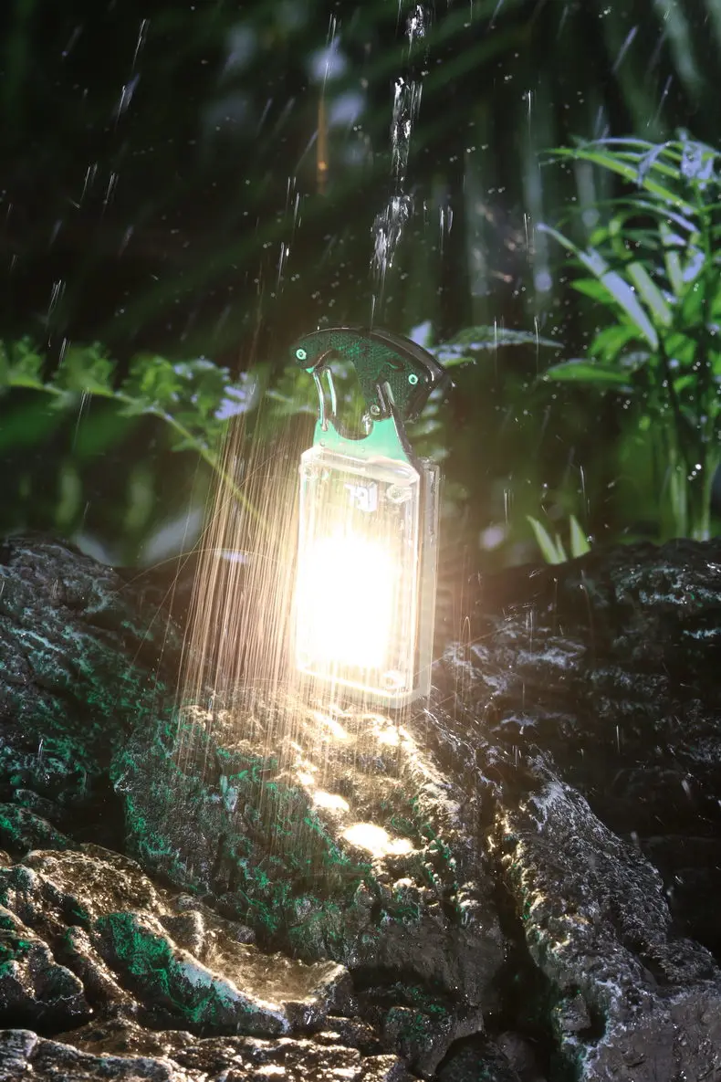 COB светодиодный фонарик USB Type-C перезаряжаемая многофункциональная Рабочая лампа