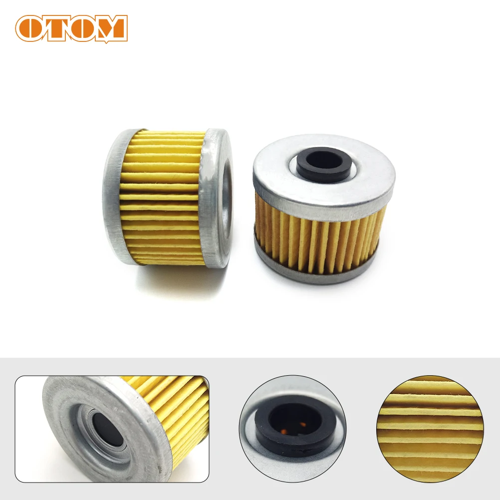 Аксессуары для мотоциклов OTOM масляный фильтр для Kawasaki KLX250 KLX300 YF300 LONCIN CR6 VOGE 300R фильтры для очистки двигателя мотоцикла