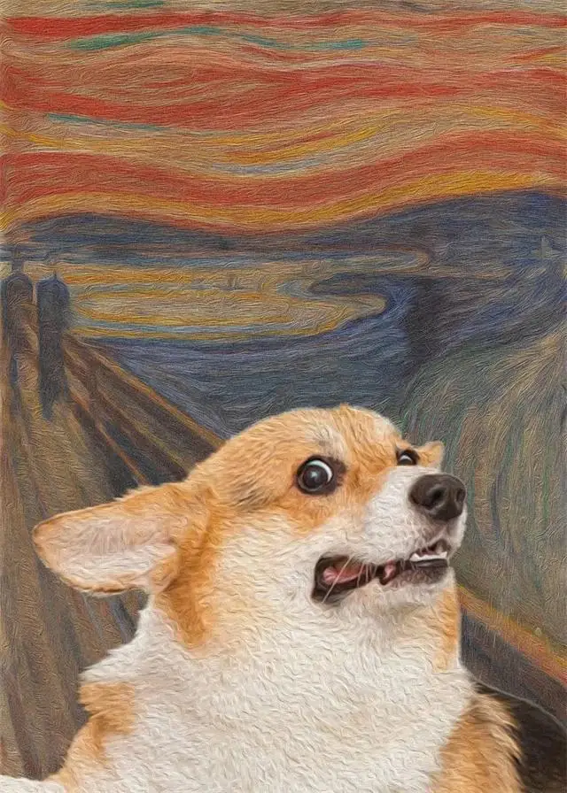 

Настенный постер Edvard Munchs The Scream Inspired