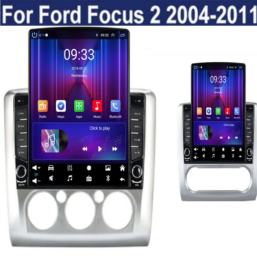 Автомобильное радио CarPlay Android Auto для Ford Focus 2 3 Mk2 Mk3 2004-2011 GPS интеллектуальные