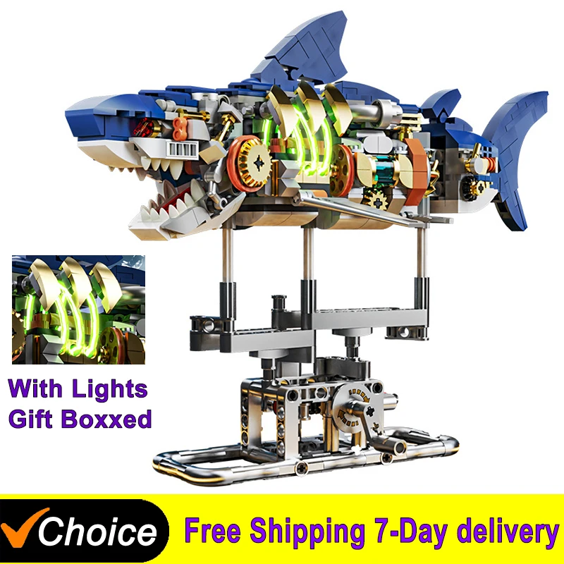 Набор механических строительных блоков Акула Мантис