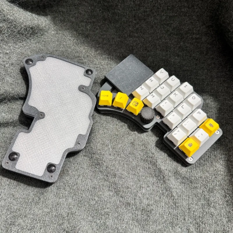 Фото Новый комплект клавиатуры Dilemma Max Split 3x6, изготовленная на заказ ось MX/choc, проводная одномодовая горячая замена, Fdm ручка, сенсорная панель, мышь, механический комплект «сделай сам» №2