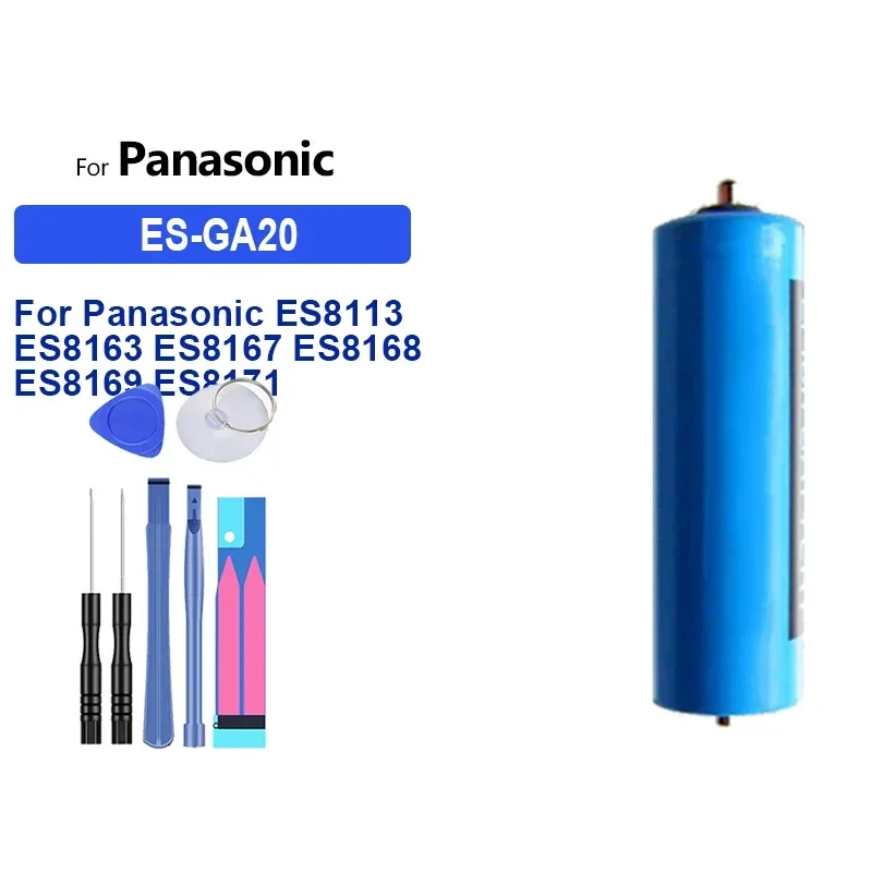 Портативный аккумулятор ES-GA20 7/5F6 67F6 680 мАч-1450 мАч для Panasonic ES-ST21 ST23 ST25 SE27 ES8113 ES8163 ES8167