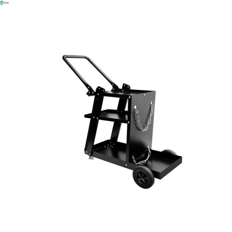 

Welding machine trolley manual four wheel trailer tool cart small car Dragging tool cart