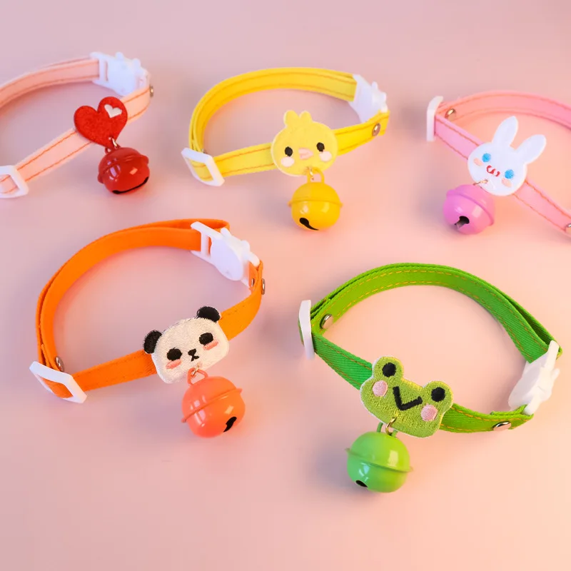 Супер Милый хлопковый ошейник для кошек с защитой от удушения регулируемые