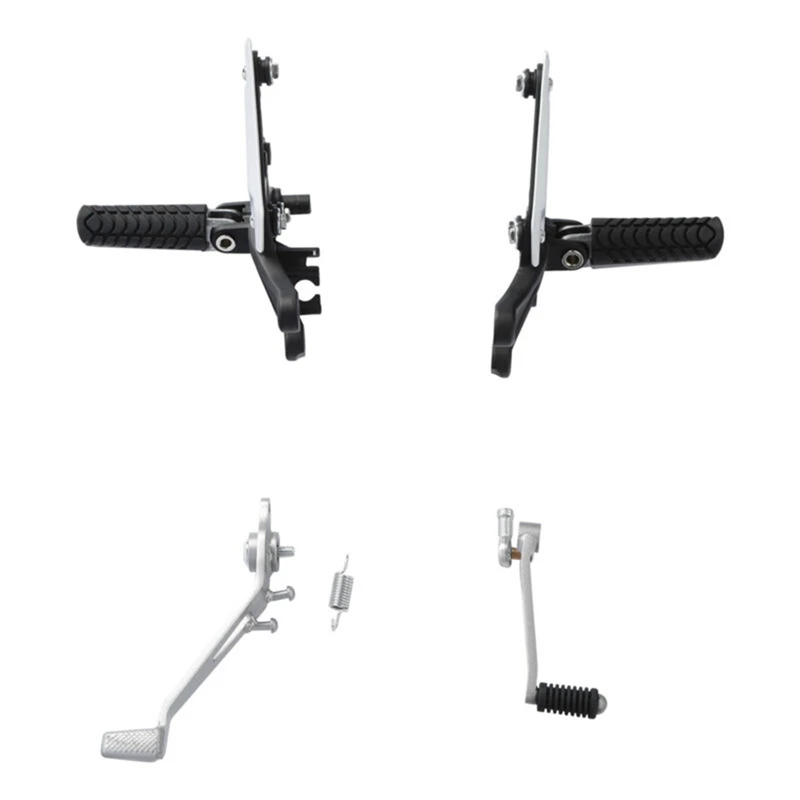 Мотоциклетная ножная педаль подставка для ног передняя педали набор кронштейнов