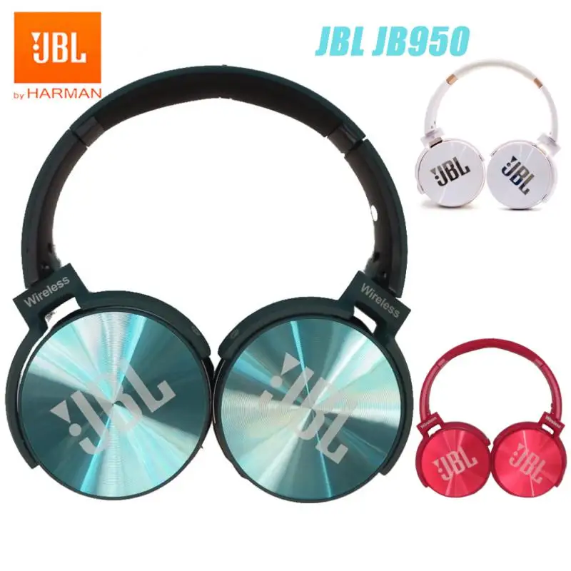 JBL JB 950 Wireless Headphones Bluetooth Earphone Deep Bass Sound Headset Sport Headphone Gaming Phone Fone Bluetooth Earbuds