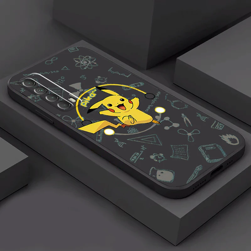 

Cartoon Pokémon Phone Case For Huawei P30 P40 Lite P20 Pro P Smart 2021 2020 2019 Z Back Soft Black Funda Coque Silicone Cover
