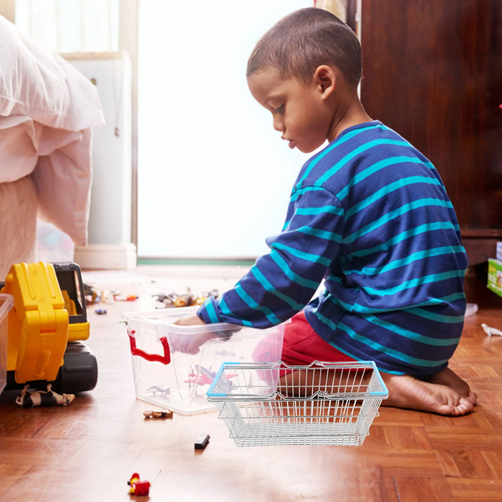 Корзина для покупок детские игрушки мини-кукольный домик тележка супермаркета