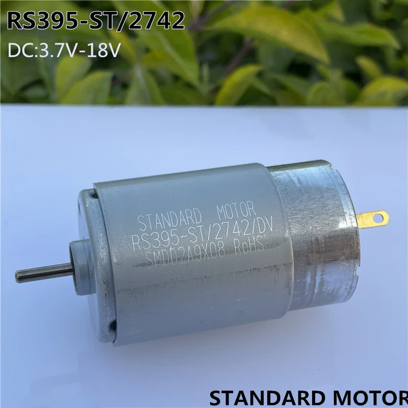 

Standard RS395-ST/2742 Mini 28mm Round Electric Motor DC 6V-18V 13650RPM High Speed Large Torque DIY Hobby Toy Model Hair Drier