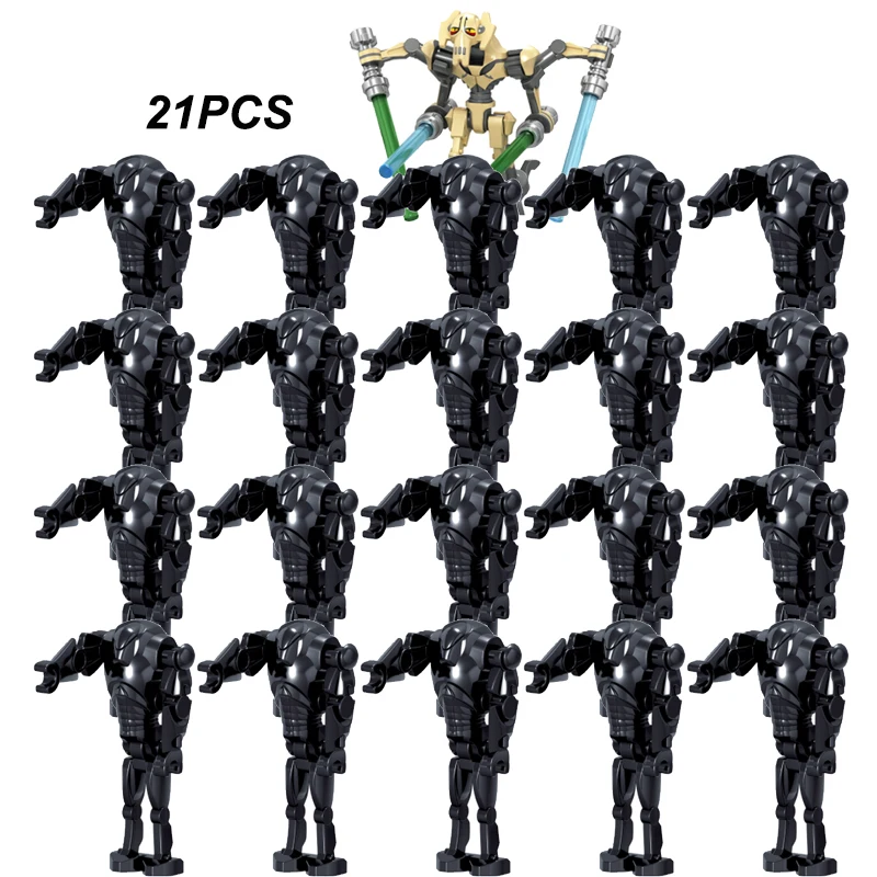 Wholesale 100pcs/lot Separatists RO-GR ROGER Super Battle Droids Building Blocks General Bricks Grievous K-2SO Models Kids Toys images - 6