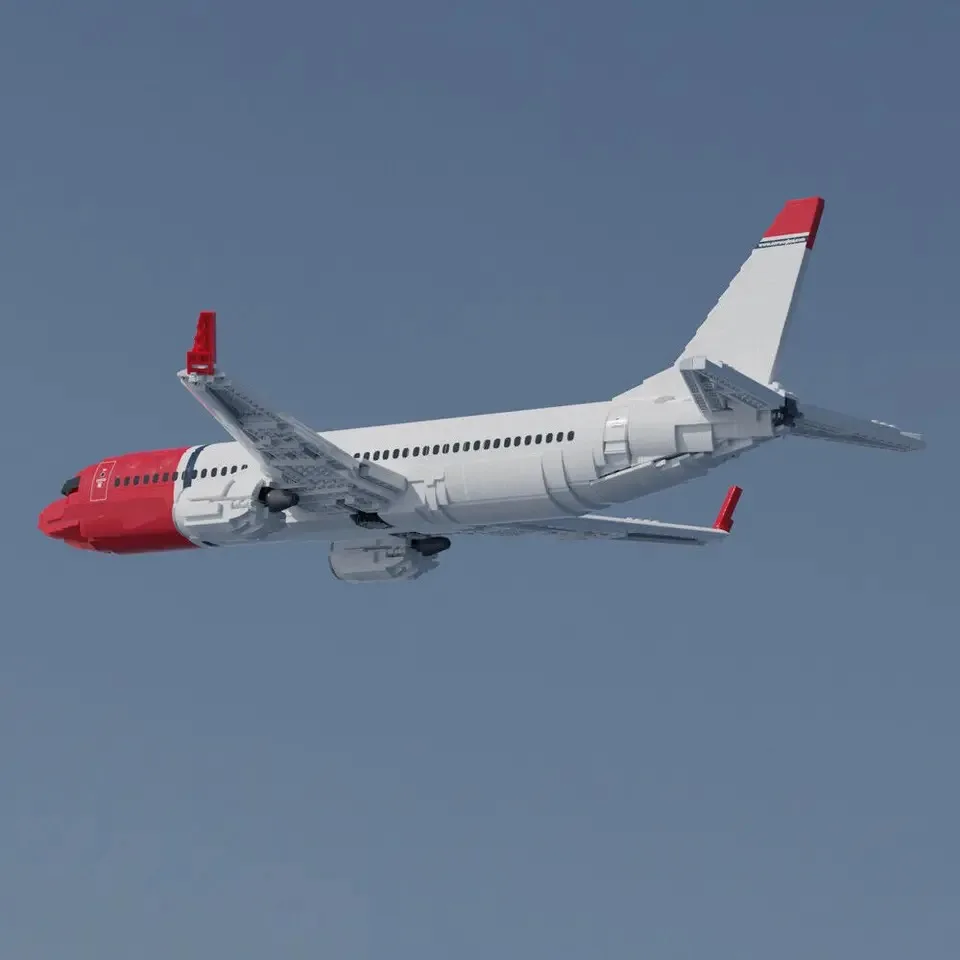 2128 шт. масштаб 1:51 строительные блоки MOC Дельта B737 самолёт Боинг модели аэробуса