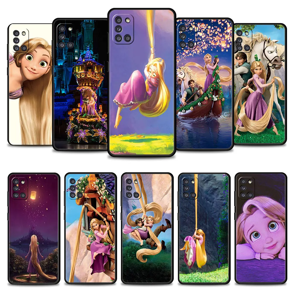 

Disney Movie Tangled princess Mobilephone For Samsung A32 4G A31 A52 A71 A02s A41 A51 A21s A12 A72 A13 A22 A23 Phone Funda
