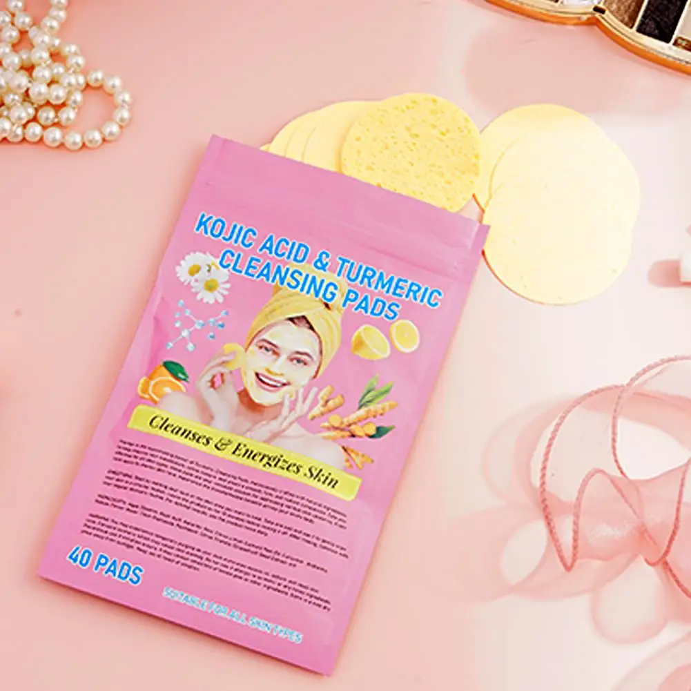 Подушечки из куркумы и койевой кислоты глубокое очищение отшелушивающее масло