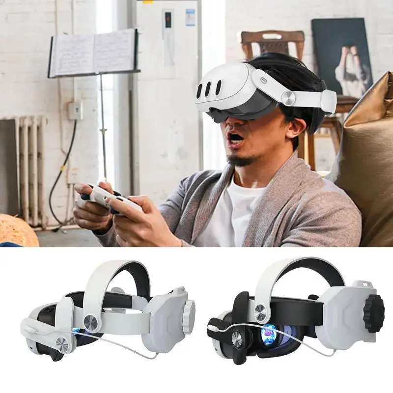 

Аккумулятор с ремешком на голову, 6000 мА · ч, VR, Аккумуляторный блок для аксессуаров вопросы 3, VR с подушкой из искусственной кожи для дома, автомобиля и деловых поездок