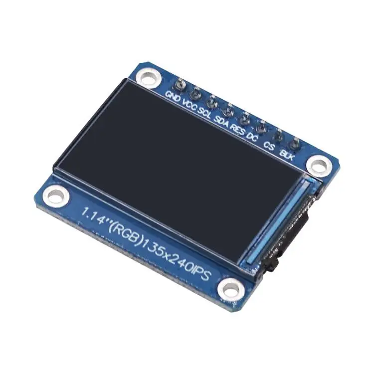 1 14 дюймовый модуль дисплея IPS LCD TFT ST7789 HD цветной экран полный обзор 8pin 135x240 3 V