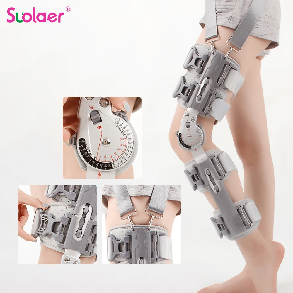 

Knee Joint Fixation Brace Fracture Ligament Strain Medical Bracket Adjustable Postoperative Meniscus Lower Extremity Fixator