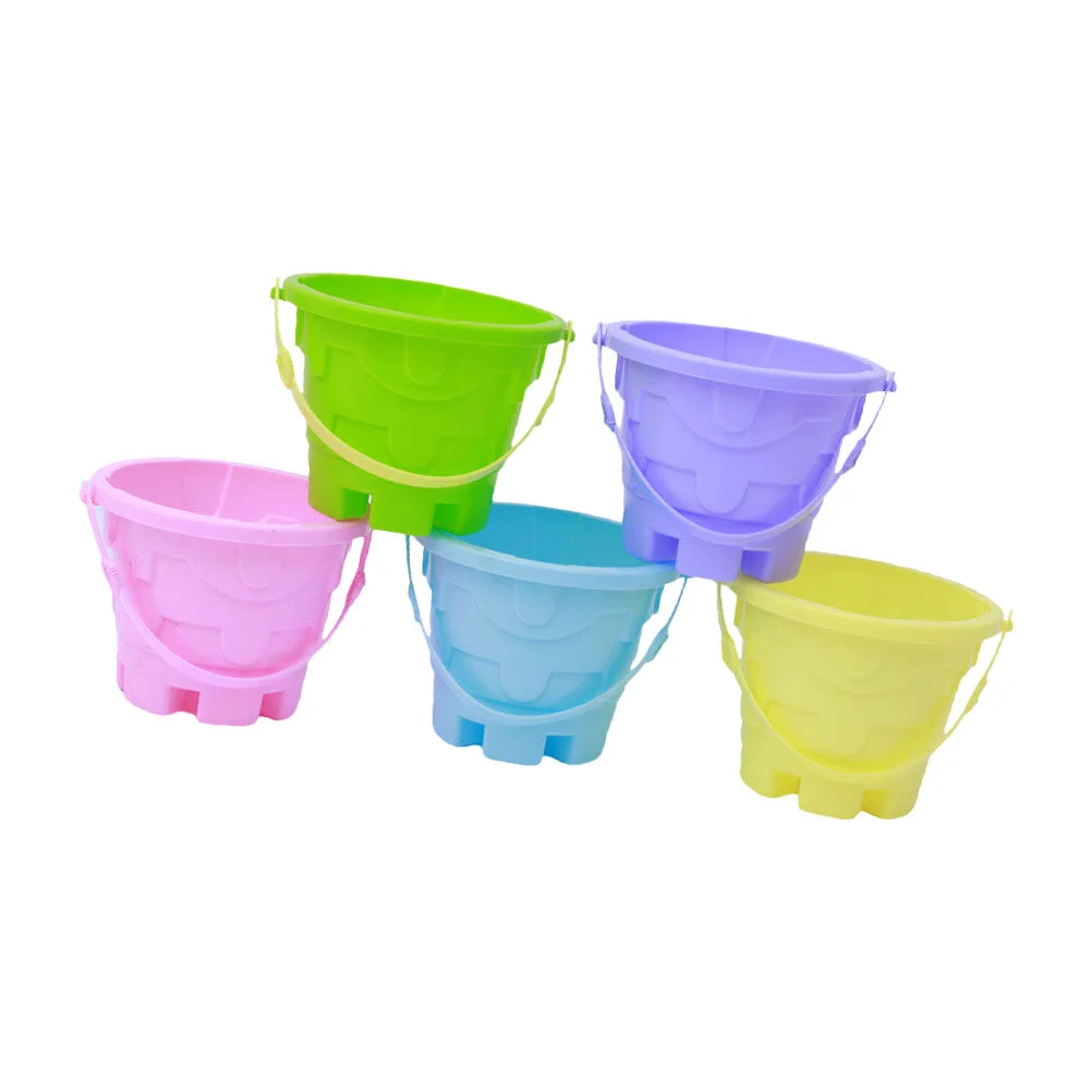 

5pcs Mini Toy Funny Kid Sand Bucket Creative Children Sand Bucket