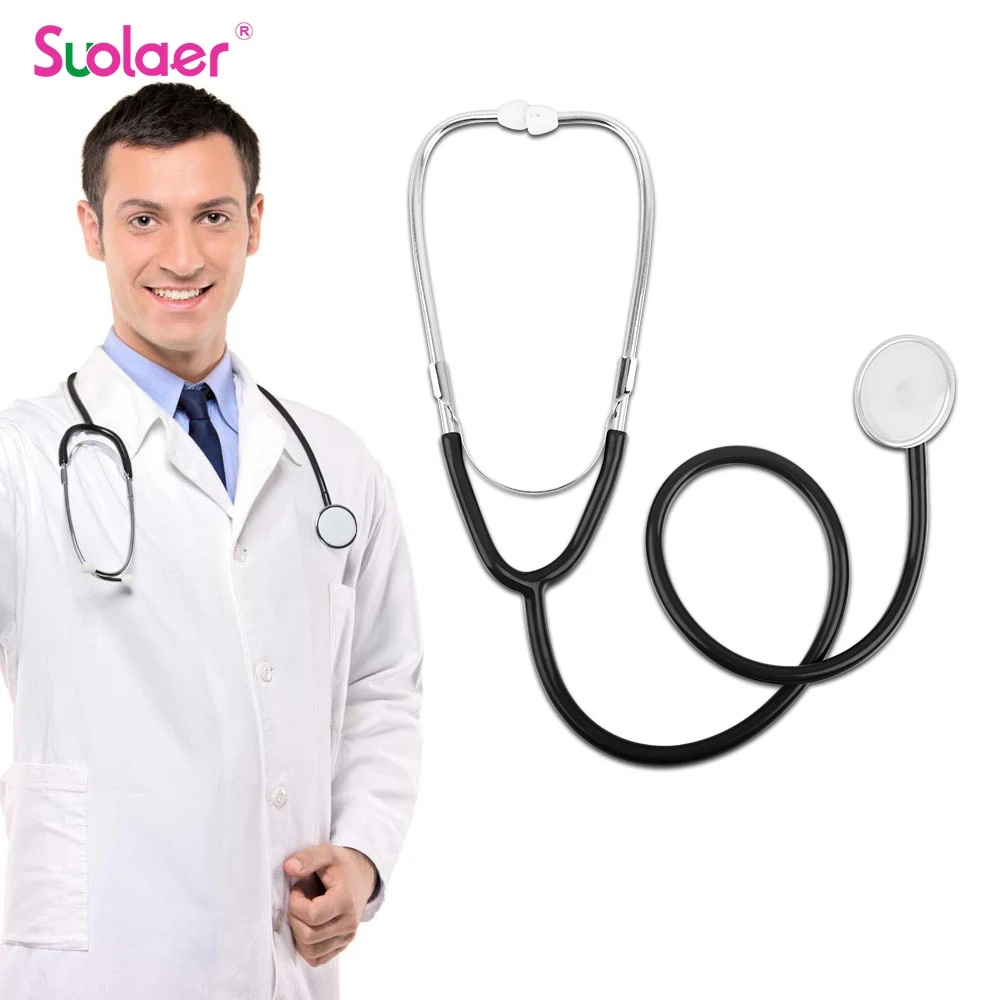 

Portable Single Head Medical Stethoscope Phonendoscope Cardiology Stethoscope Doctor Medical Equipment Student Vet Nurse Devices