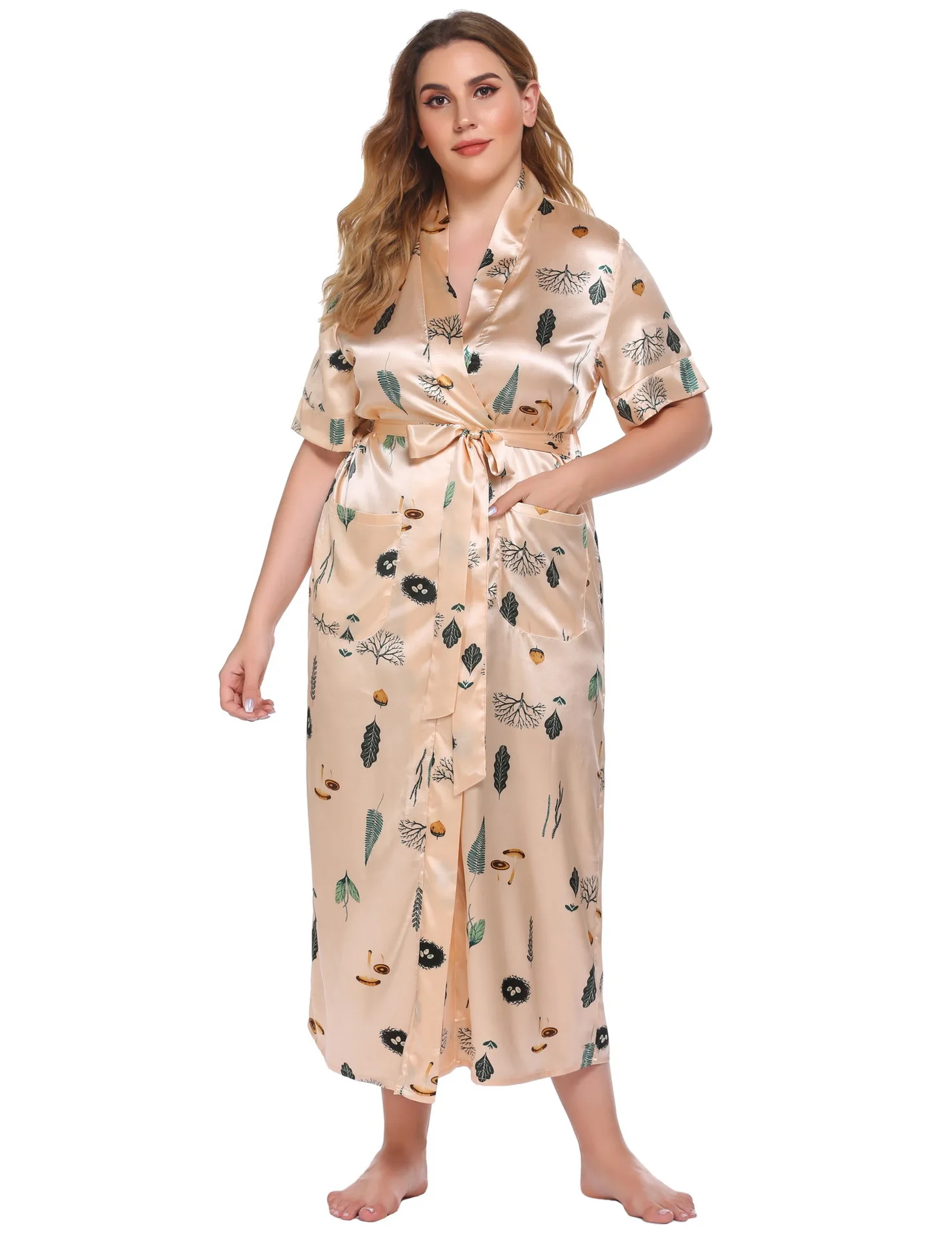 Robe Night Dress Women Pijamas Mariage Sleepwear Bathrobes Kimono Bride Bridesmaid Gift Light Covering Robes Silk Satin Vestidos