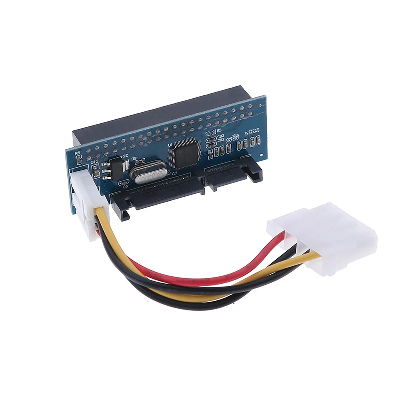 40-pin IDE female-to-male adapter PATA to SATA card, 3Pcs PVC dustproof filter DIY shield backplane computer chassis I/O