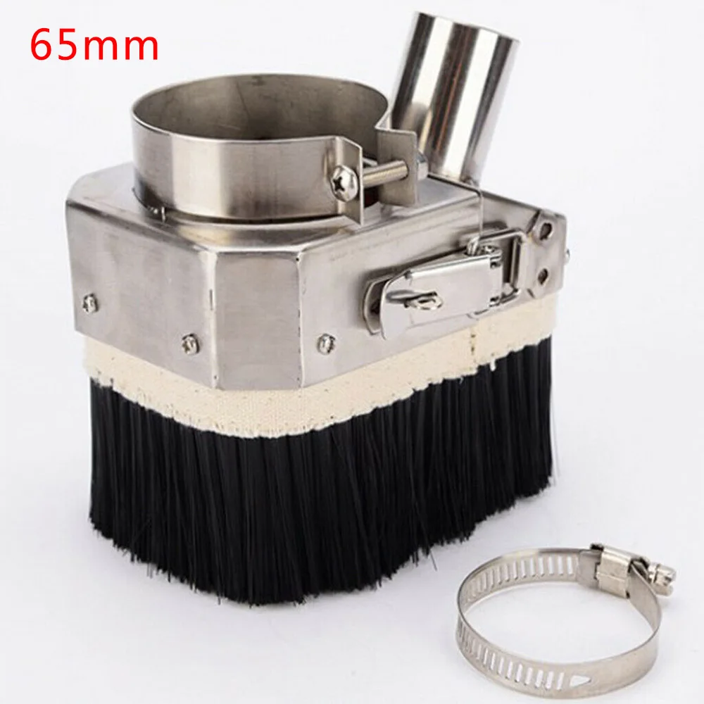 Double Door 65mm/80mm Spindle Dust Shoe Cover Cleaner CNC Router Engraving Machine Woodworking Tools CNC Dust Cover enlarge