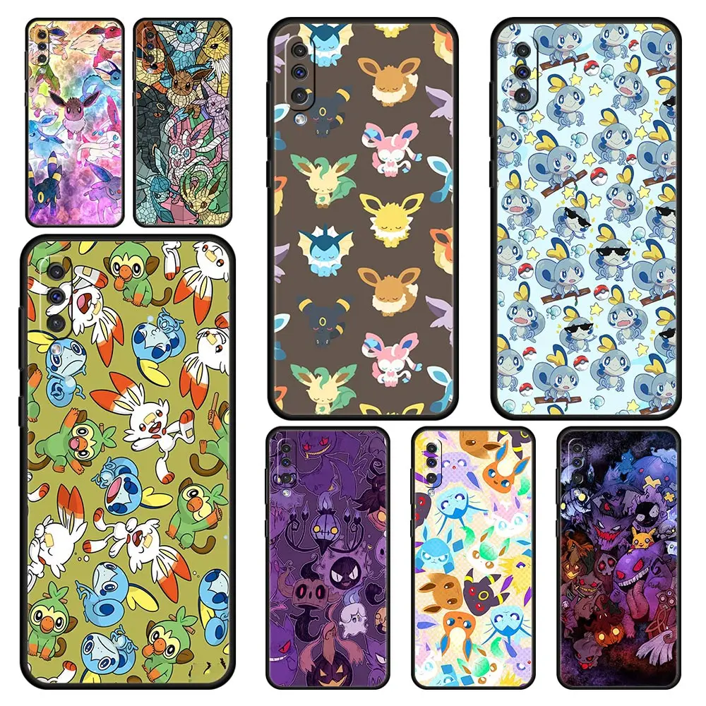 

Bandai Kawaii Pokemon Seed Phone Case for Samsung Galaxy A12 A22 A32 A52 A50 A70 A10 A10S A30 A40 A20S A20E A02S A72 5G Cover