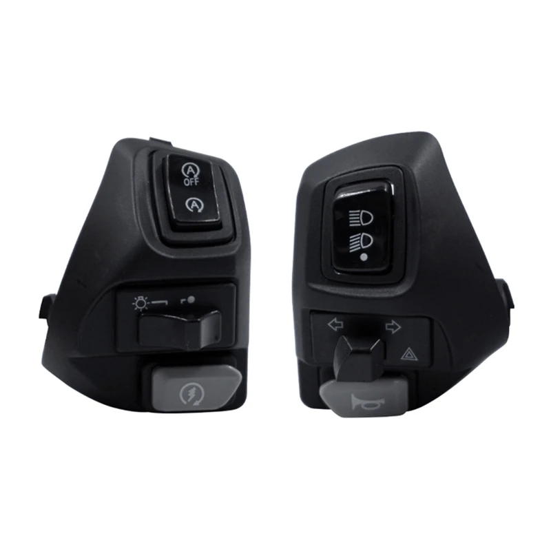 

22mm Motorcycle Switches Motorbike Horn Button Turn Signal Electric Fog Lamp Light Start Handlebar Controller Switch D0UC
