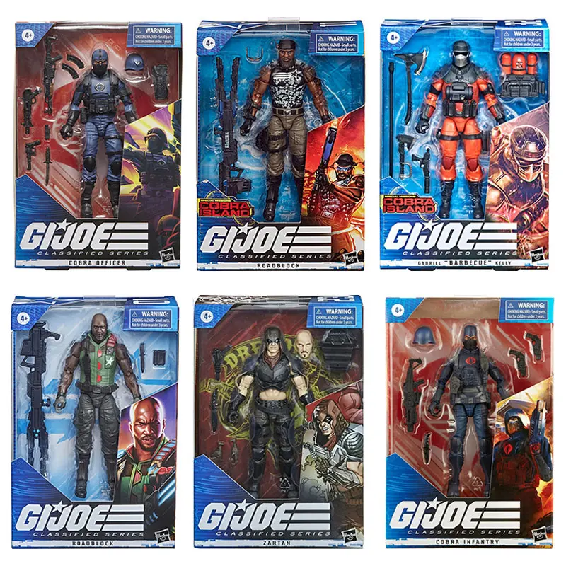 

6 Inch Original G.I.Joe Cobra Commander Classified Series Action Figure Collectible Premium Toy With Multiple Accessories Scale
