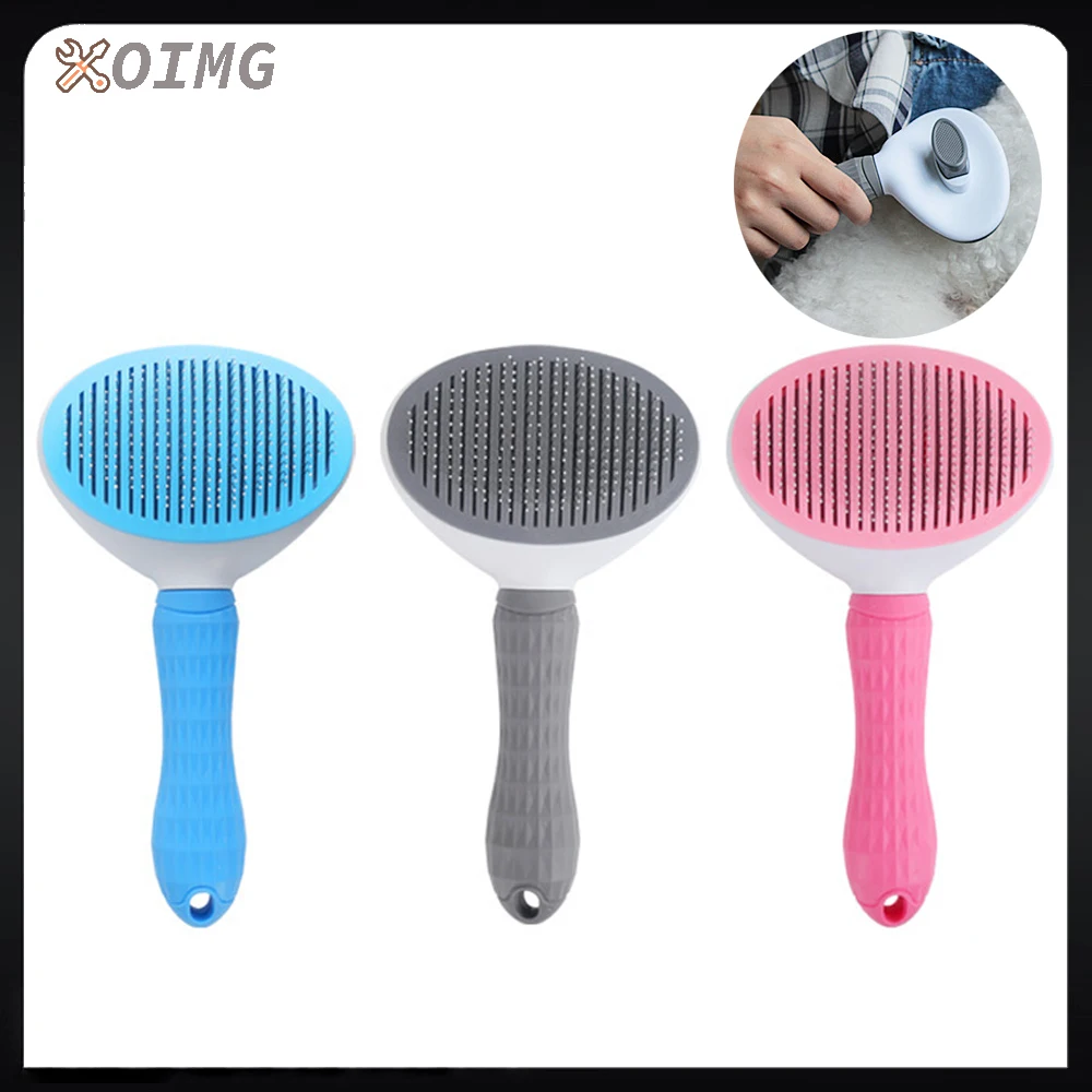 

Щетка для шерсти домашних питомцев, расческа из нержавеющей стали для ухода за кошками и собак