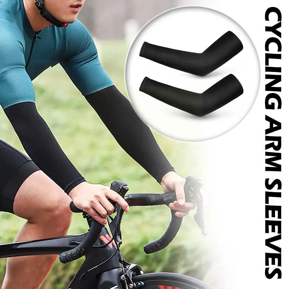 

Sports Arm Compression Sleeve Basketball Cycling Arm Running UV Summer Volleyball Bands Protection Warmer Sunscreen S8L2