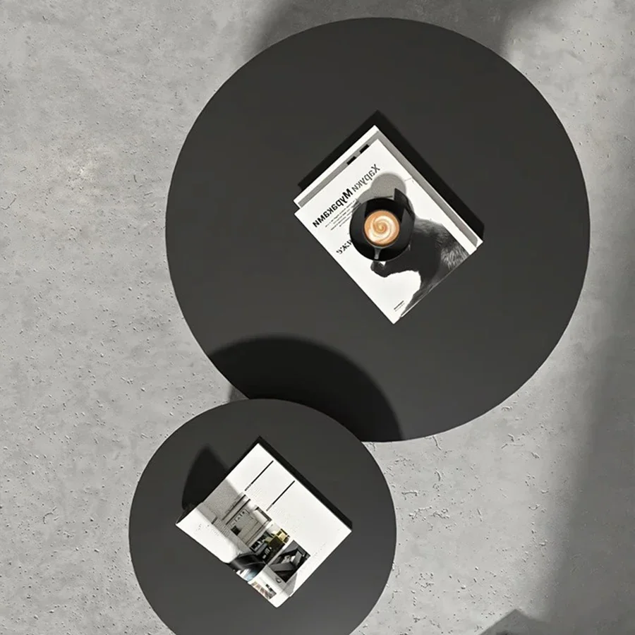 Ночной столик кофейный современная гостиная круглые низкие маленькие