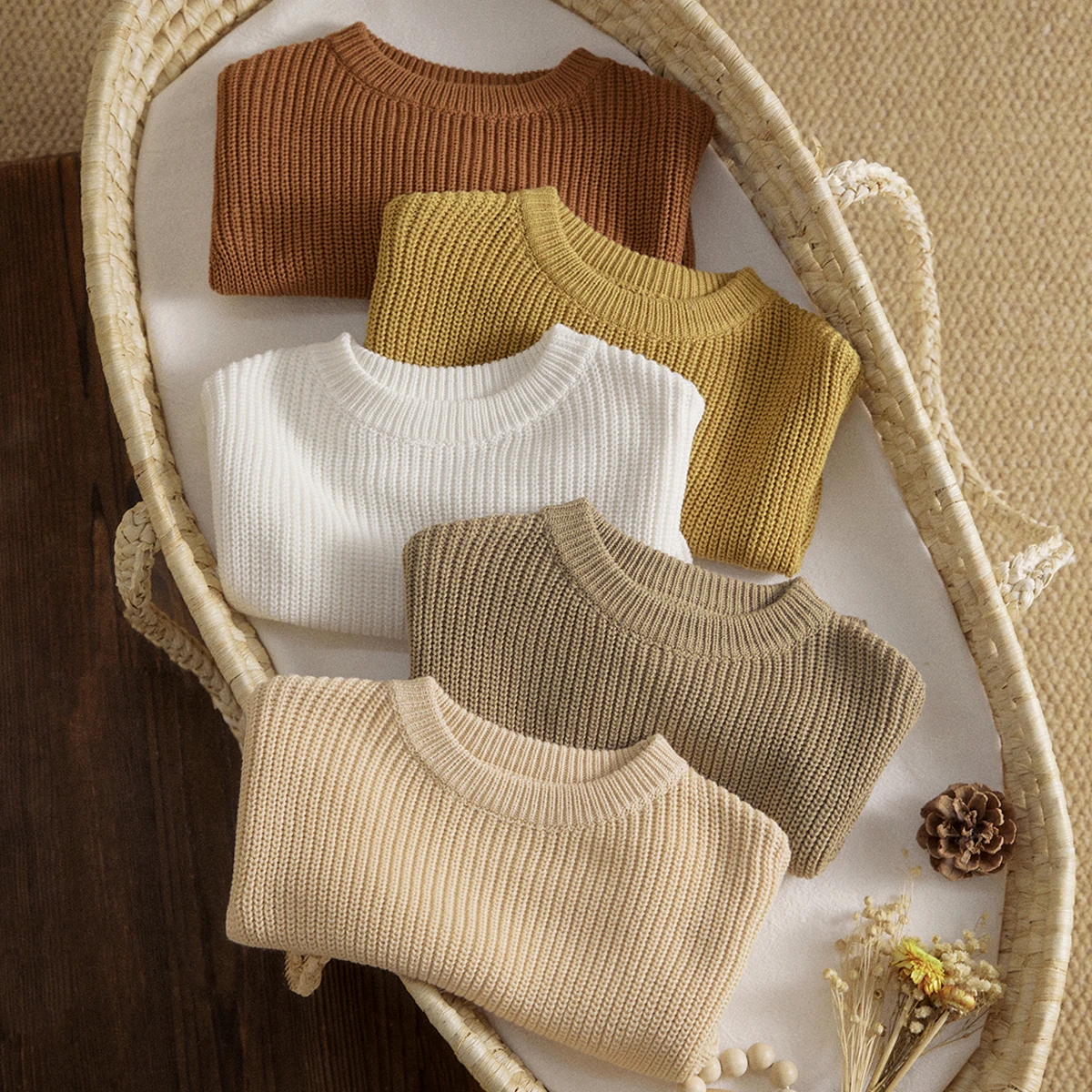 Ma&baby 0-9M Autumn Baby Boys Girls Knit Sweater Clothes Toddler Infant Newborn Knitwear Soft  Long Sleeve Baby Pullover Tops