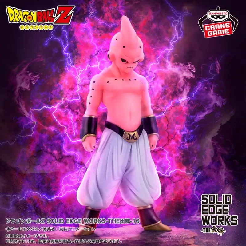 Оригинал в наличии Banpresto Solid Edge Works Dragon Ball Z Majin Buu аниме экшн-фигурка модель игрушки