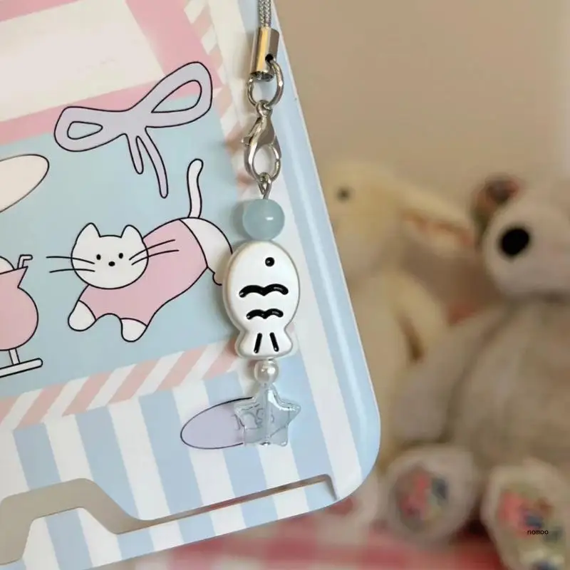 Модный кулон с рыбой подвеска для телефона уникальный брелок рыбой-луцианом