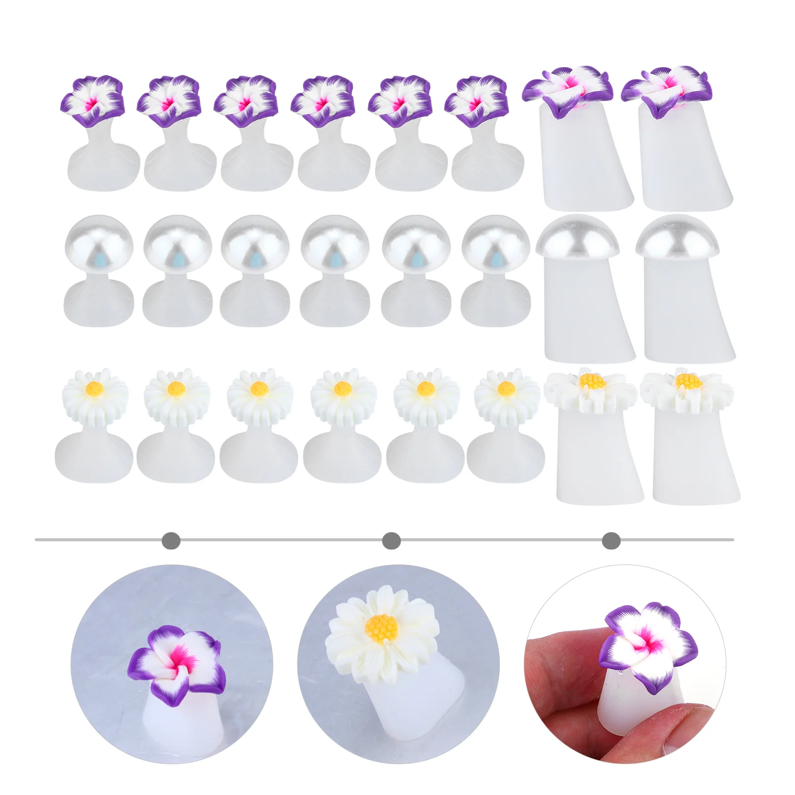 

Toe Separators Separator Spacers Nail Toes Silicone Straighteners Flower Corrector Stretcher Dividers Bunion Pedicure Spreaders