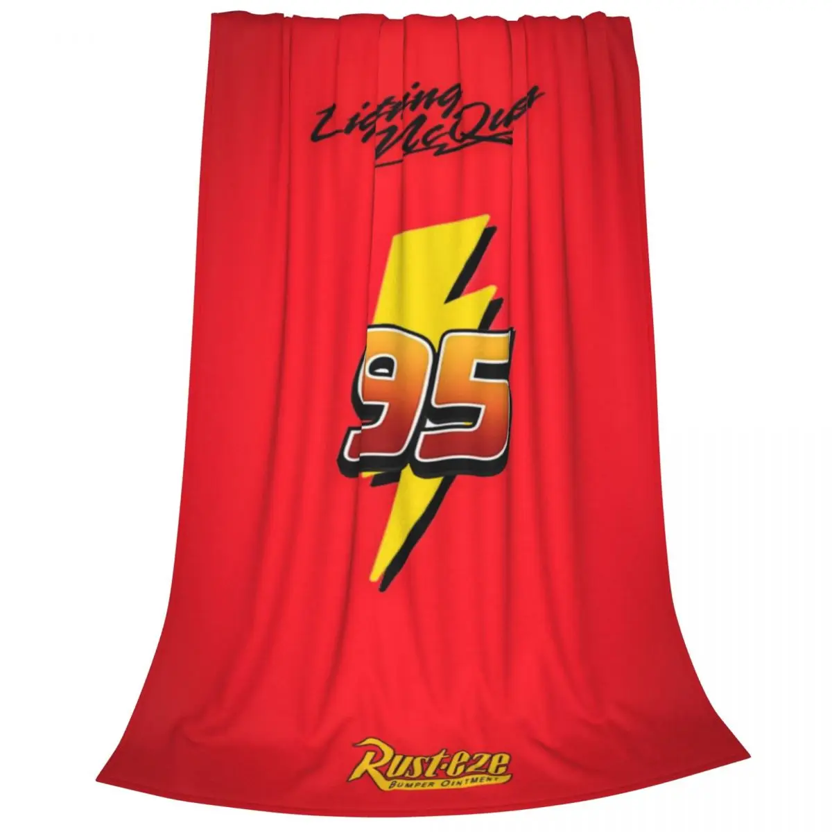 Плюшевое фланелевое одеяло Disney Pixar Cars — теплый и обнимающий флисовый плед для